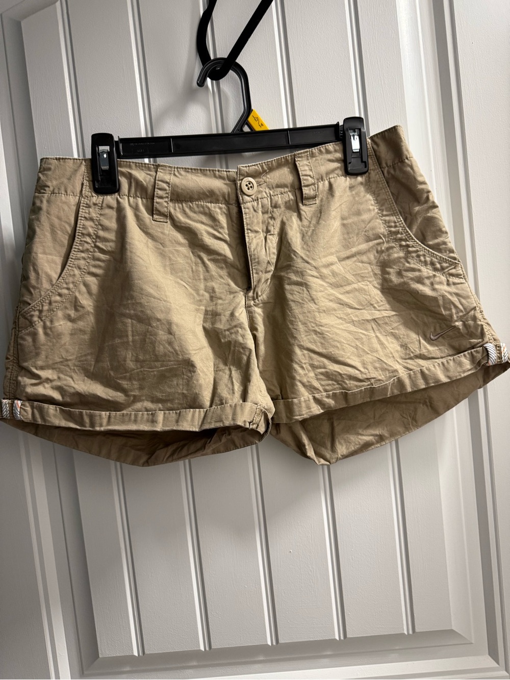 Nike Women’s Tan Casual Roll-Hem Shorts